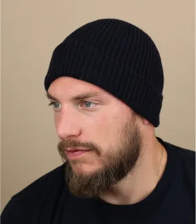 berretto lana eco responsabileMade in France Wool Beanie navy     