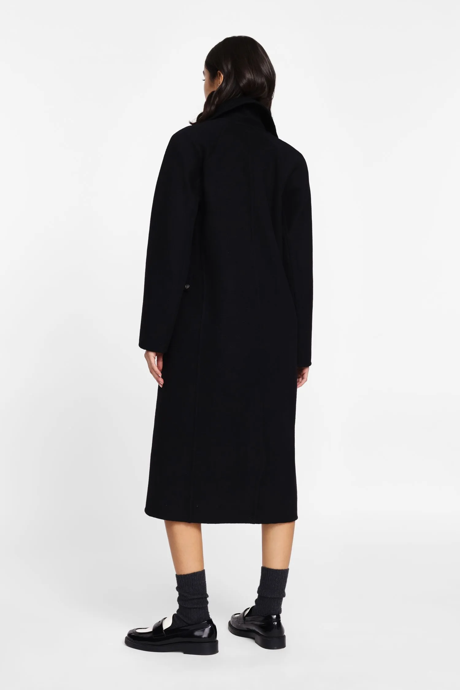  Cappotto lungo a doppiopetto 