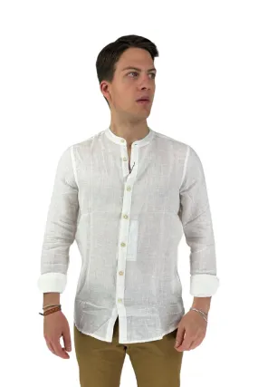Markup camicia coreana in lino mk13002